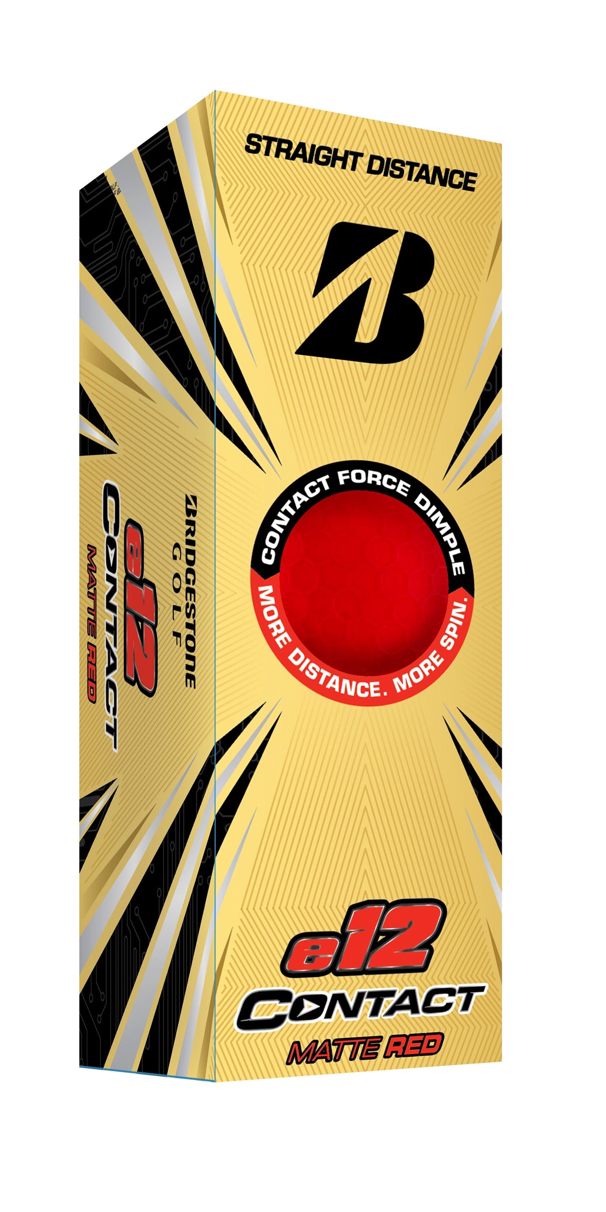 Bridgestone e12 Contact Golfball weiß bedruckbar Bridgestone Golf