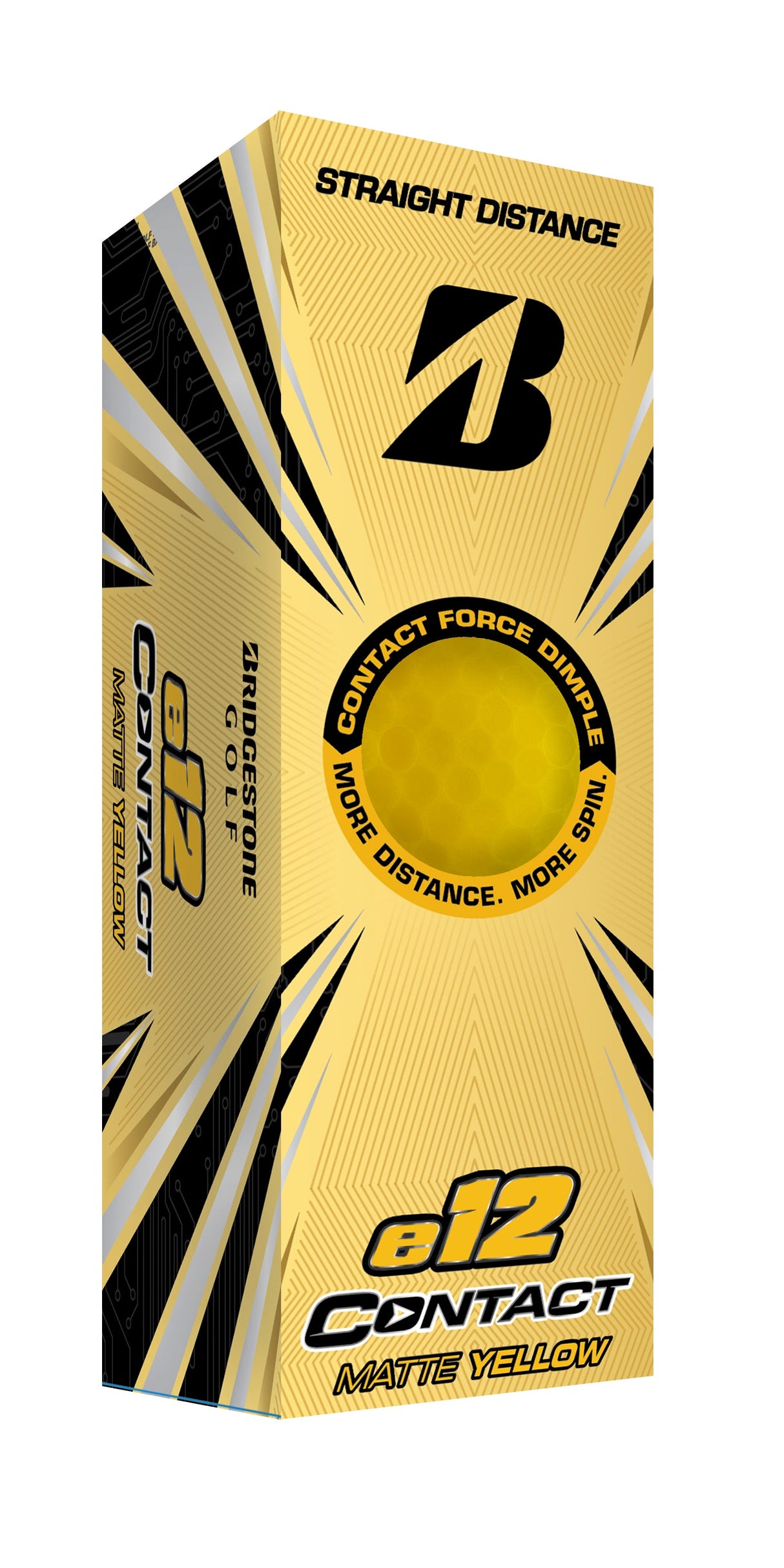 Bridgestone e12 Contact Golfball weiß bedruckbar Bridgestone Golf