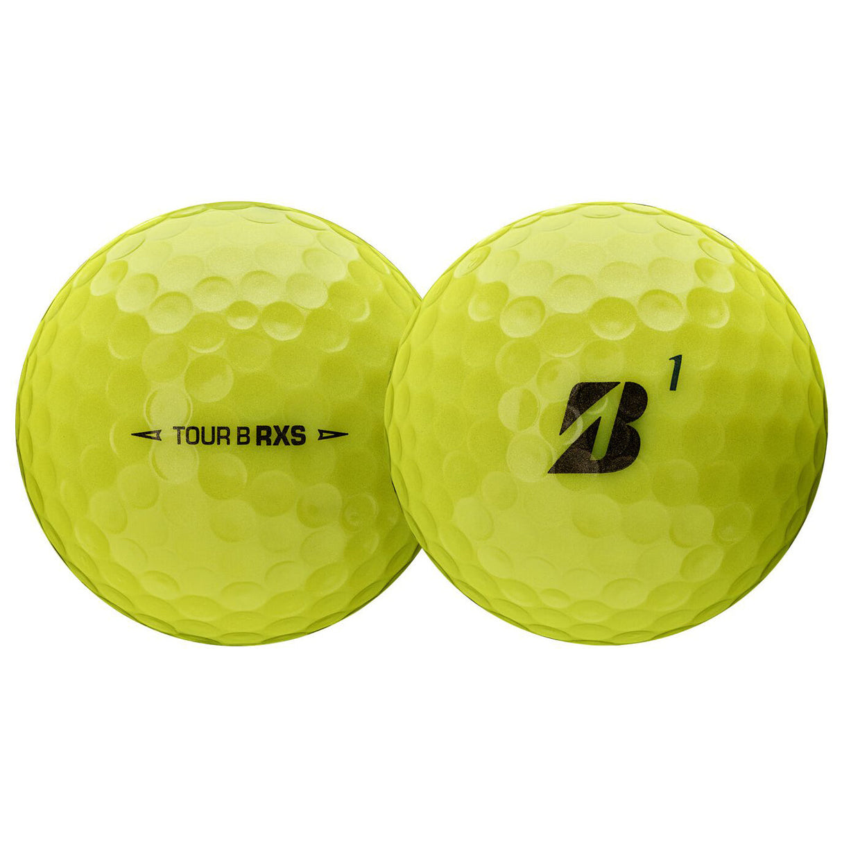 Bridgestone Tour B RXS Golfball gelb bedruckbar Bridgestone Golf