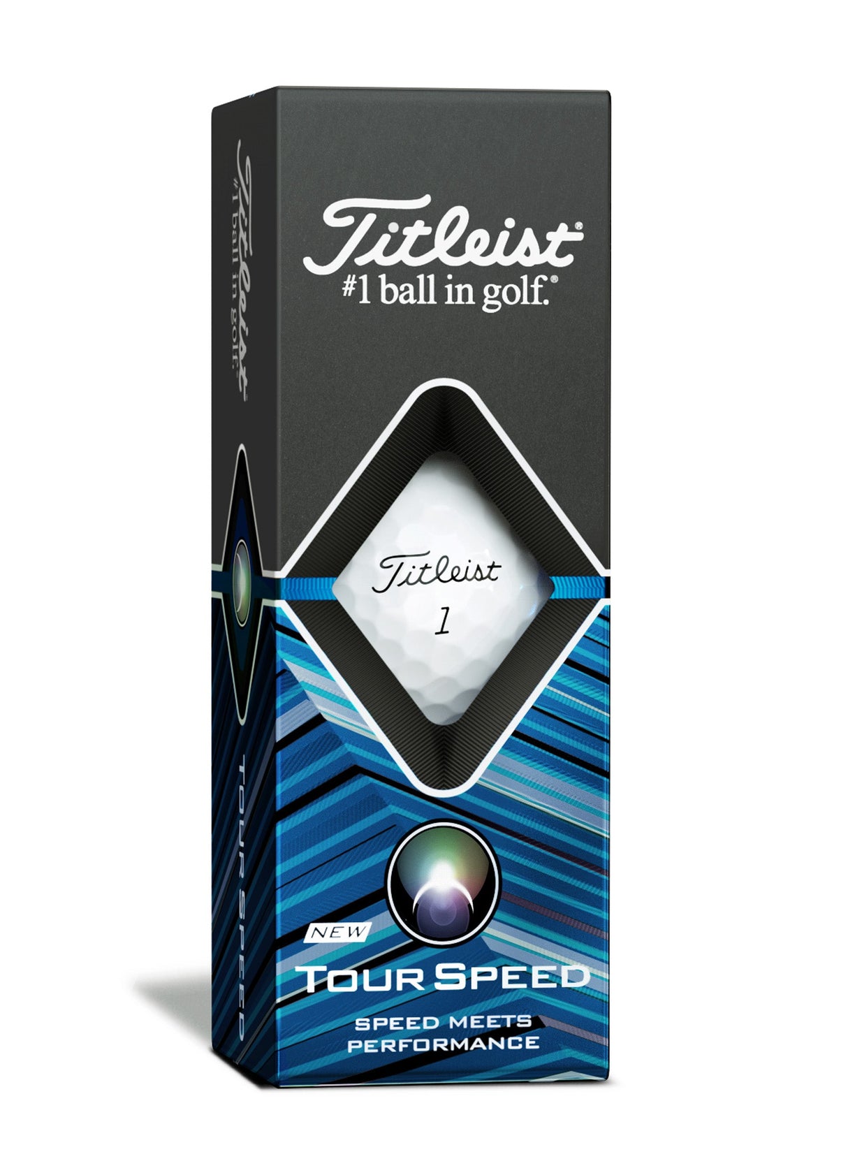 Titleist Tour Speed Golfball weiß bedruckbar Titleist Golf