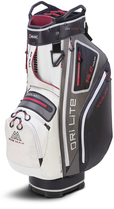 Big Max Dri Lite Tour Cartbag Big Max White-Grey-Black-Merlot