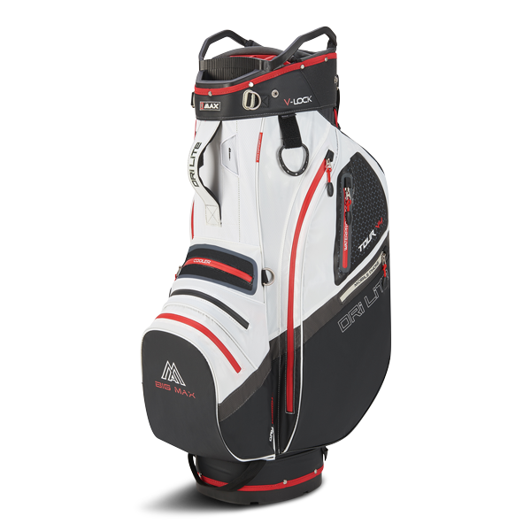 Big Max Dri Lite V-4 Cartbag Big Max Black-White-Red