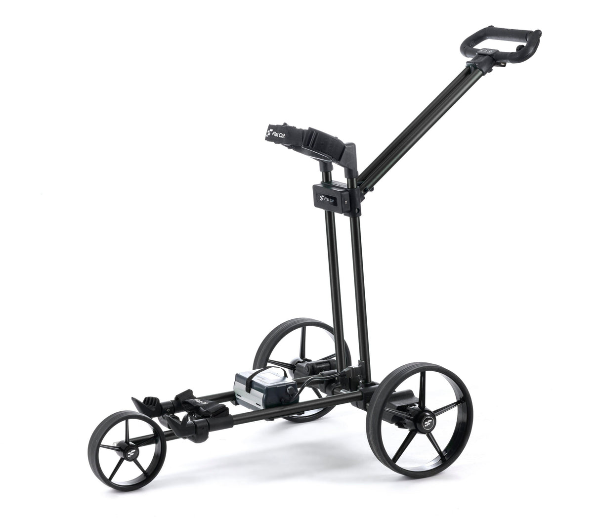 Flat Cat Ahead E-Trolley 2025 Golftrolley Elektrisch Flat Cat Golf black