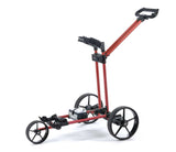 Flat Cat Ahead E-Trolley 2025 Golftrolley Elektrisch Flat Cat Golf Oriental-Rot (+99.00€)