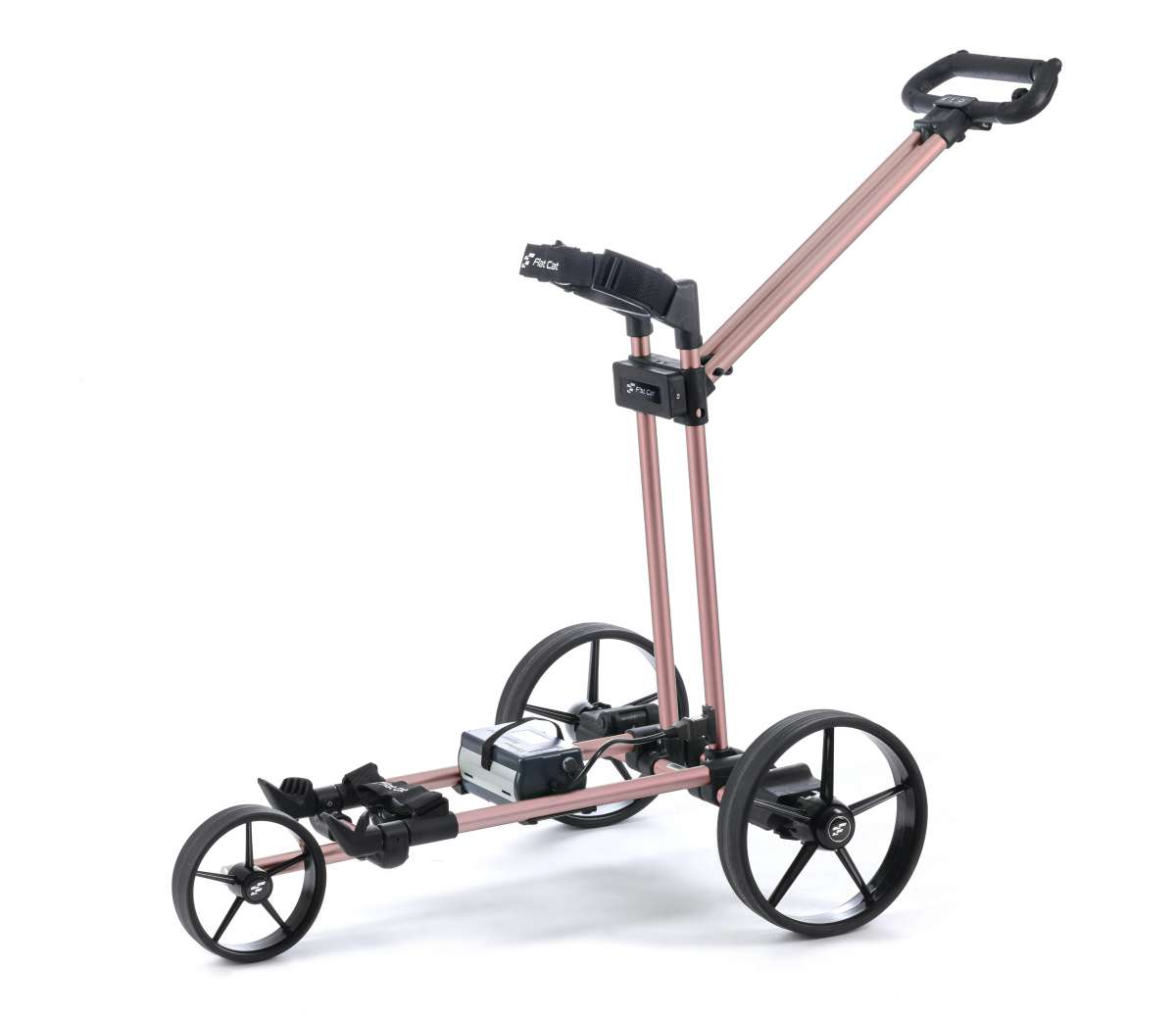 Flat Cat Ahead E-Trolley 2025 Golftrolley Elektrisch Flat Cat Golf rosé (+99.00€)