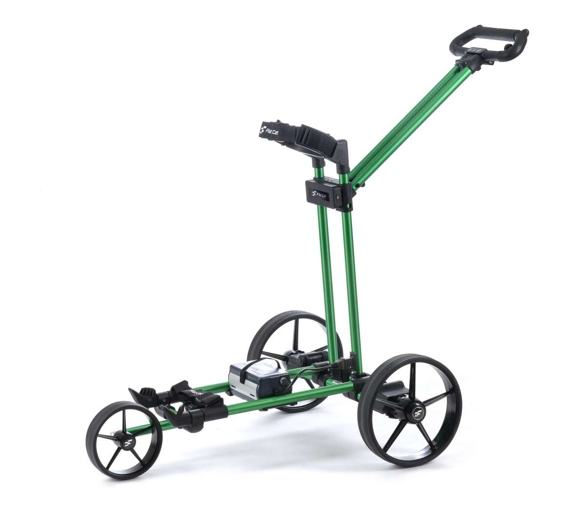 Flat Cat Ahead E-Trolley 2025 Golftrolley Elektrisch Flat Cat Golf Shining-Gruen (+99.00€)