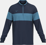 Mizuno Link 1/4 Reißverschluss  Mizuno Golf Marineblau S 