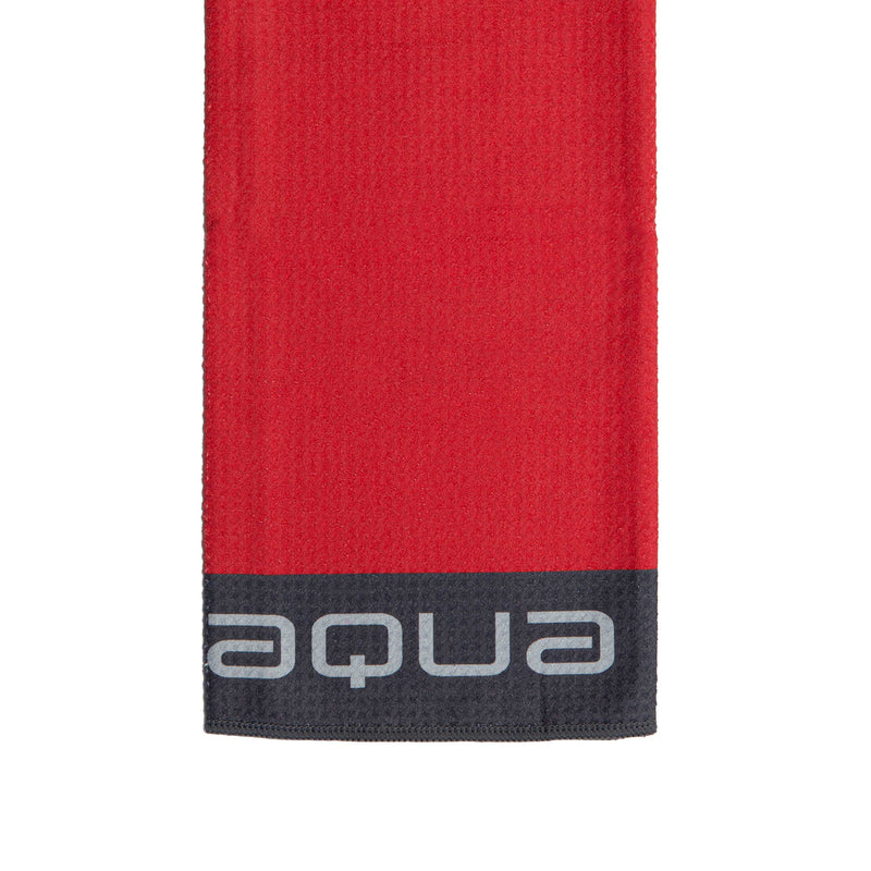 AQUA Trifold Towel - 6er Pack Big Max Red-Charcoal