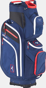Mizuno BR - D4 Cart Bag Golfbags und Taschen Mizuno Golf Marine/Rot Einheitsgröße 