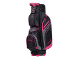 JuCad Sporty Cartbag Golfbag Jucad Golf schwarz-pink Arial rot