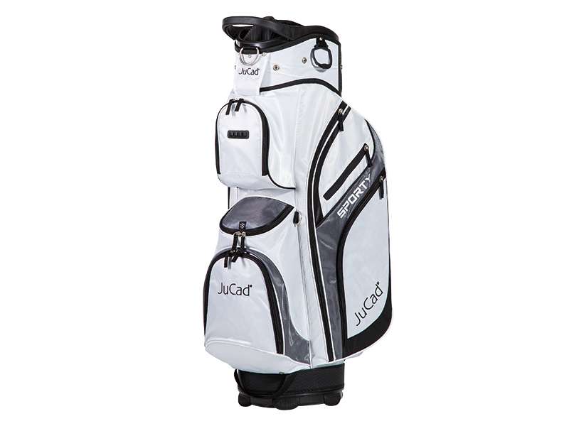 JuCad Sporty Cartbag Golfbag Jucad Golf weiß Arial rot