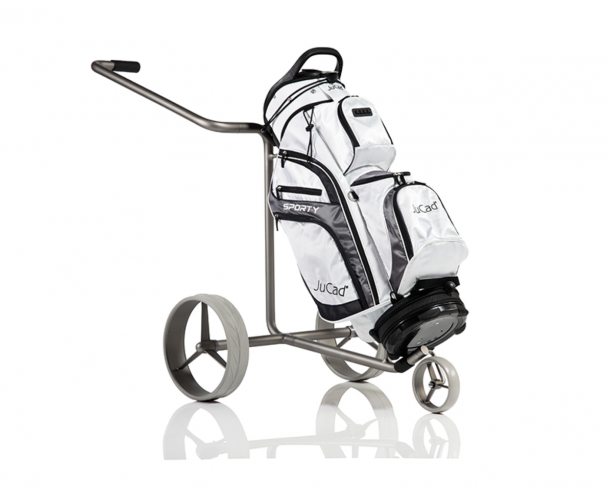 JuStar SILVER 3-Rad manuell Golftrolley Golftrolley Justar Golf