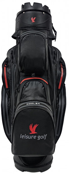Leisure Golf Watersafe Organizer Cartbag schwarz/rot Leisure Golf