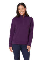 Callaway Damen Soft Touch Half-Zip Pullover Gloxinia