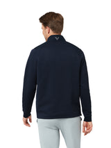 Callaway Herren Chevron Jacquard Midlayer 1/4 Zip Peacoat Ansicht 2