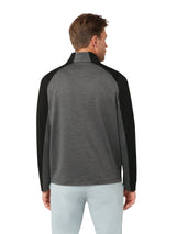 Callaway Herren Lux Touch 1/4 Zip Langarm Caviar Ansicht 2