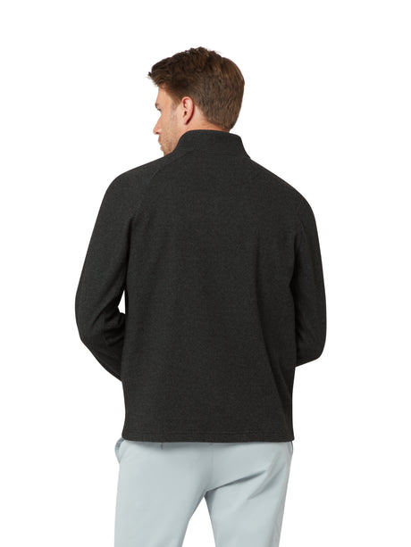 Callaway Herren Double Brushed Jacquard Longsleeve Caviar Ansicht 2