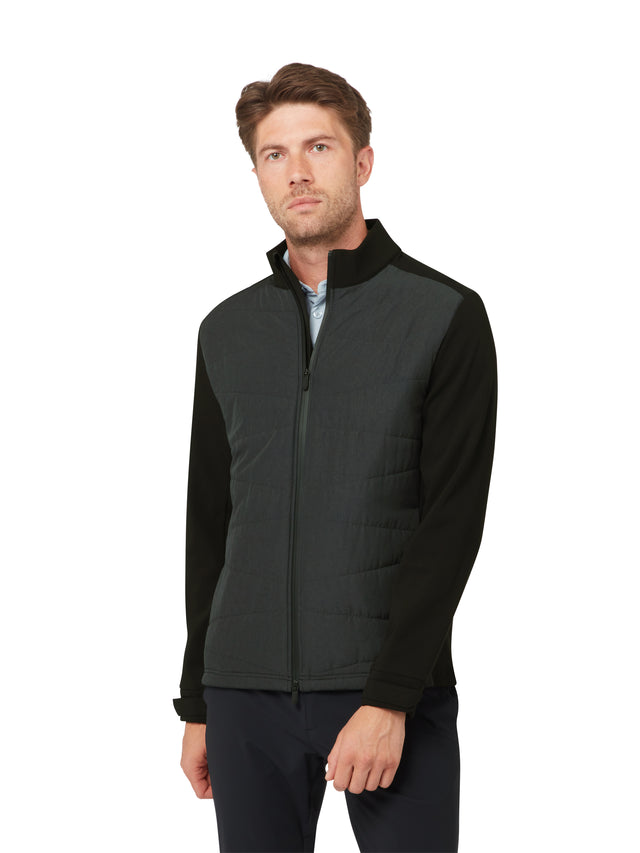 Callaway Herren Insulated Softshell Jacke Caviar