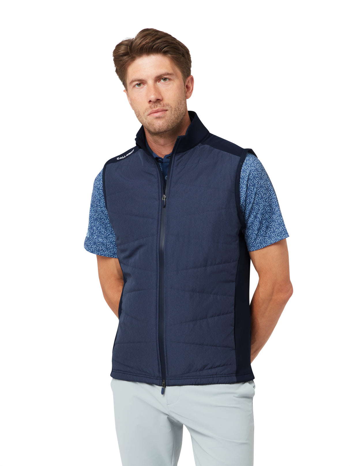 Callaway Herren Insulated Softshell Weste Peacoat