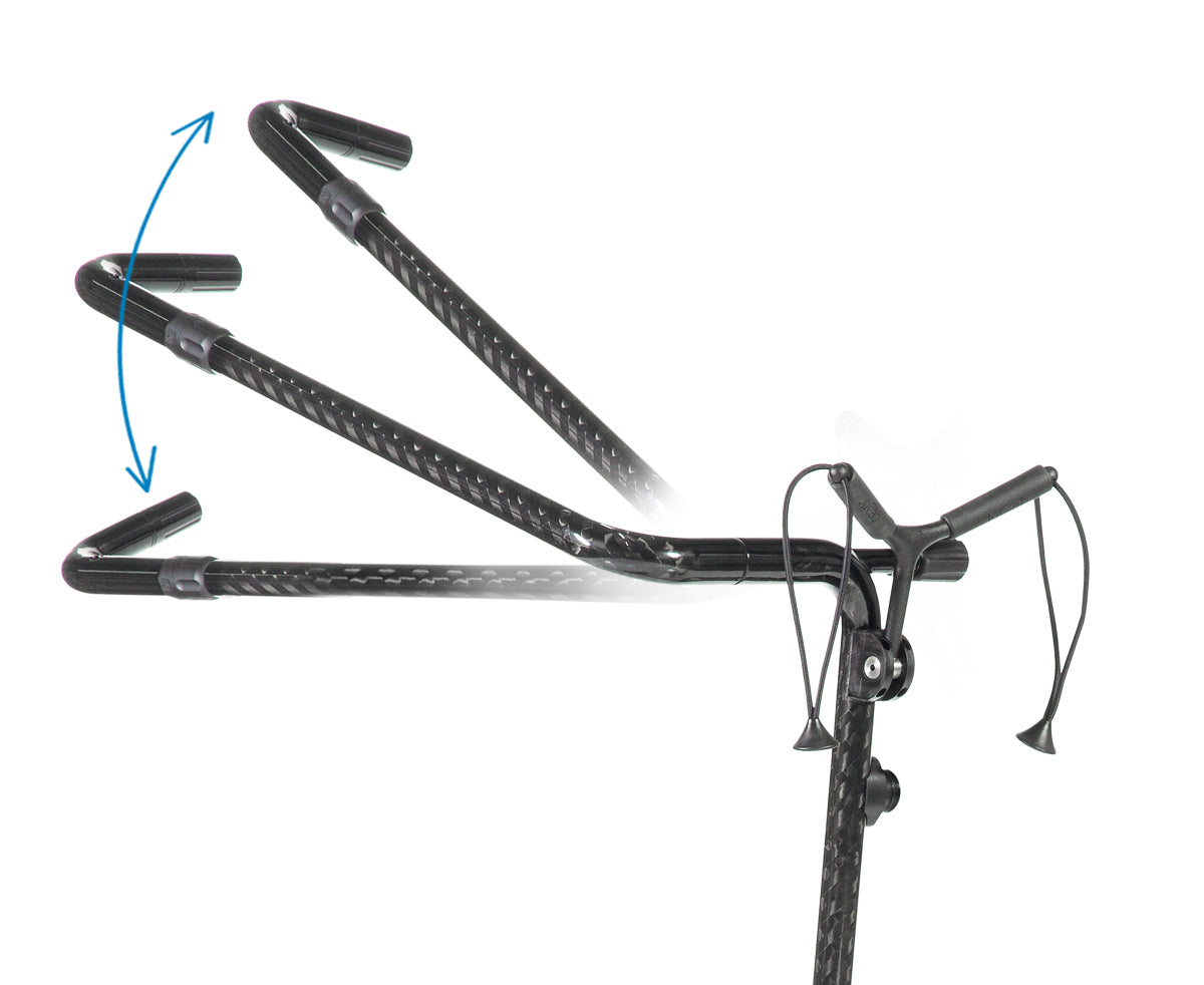 Jucad Carbon Shadow Golftrolley Drei-Rad Golftrolley Jucad Golf