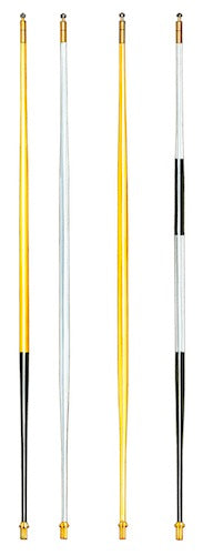 Fahnenstange Tapered Tournament 2,1 m - Schwarz-Gelb Fahnenstangen Golftech