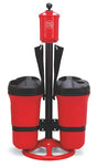 ParAide Ballwascher Master Ensemble Rot Ballwascher Golftech