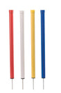 Gefahrenmarker Standard Golf rund aus recyceltem Kunststoff Blau Seilpfosten Golftech