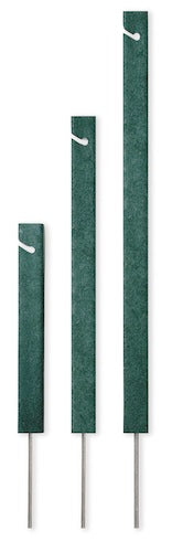 Seilpfosten Recycled Plastik 4-eckig schwarz - VPE 12 - Preis per Stück Seilpfosten Golftech