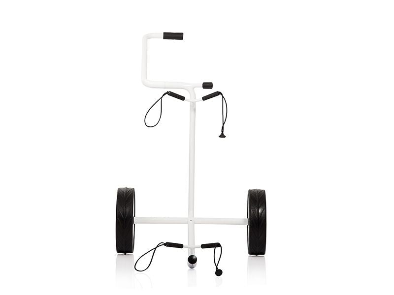 JuStar WHITE manuell 2-Rad Golftrolley