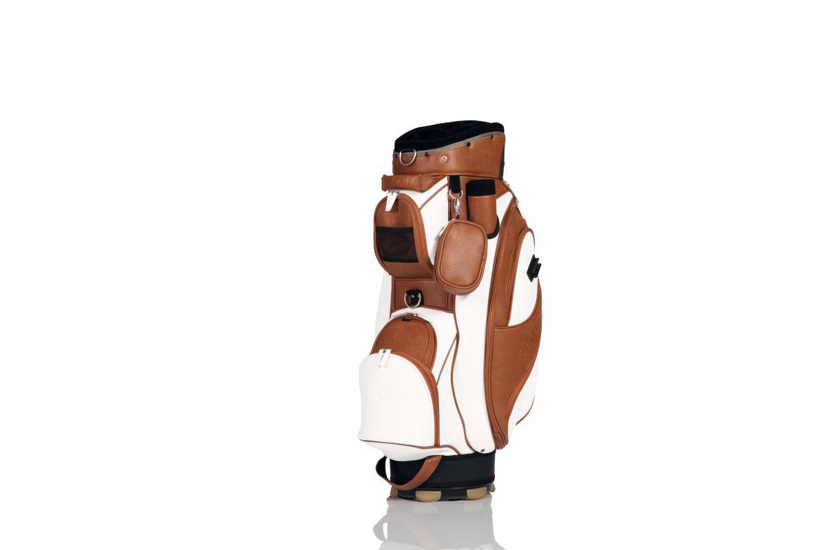 Jucad Bag Style Golfbag Jucad Golf braun-weiß Arial rot