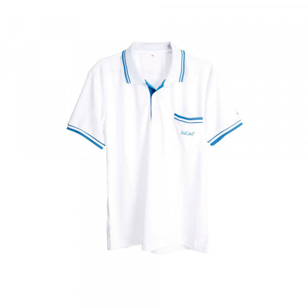 Jucad Herren Poloshirt  Jucad Golf weiß-blau XL 