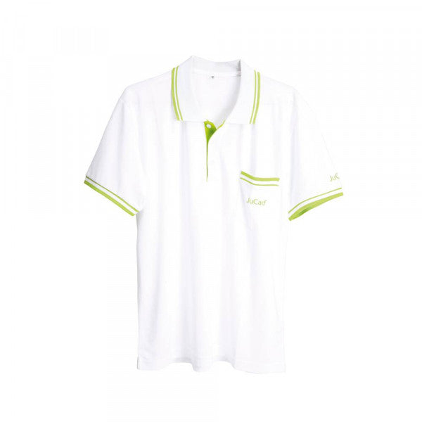 Jucad Herren Poloshirt  Jucad Golf weiß-grün XL 