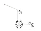 JuStar WHITE 3-Rad manuell Golftrolley