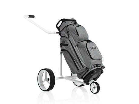 JuStar WHITE 3-Rad manuell Golftrolley