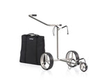 JuStar SILVER 3-wheel manual golf trolley