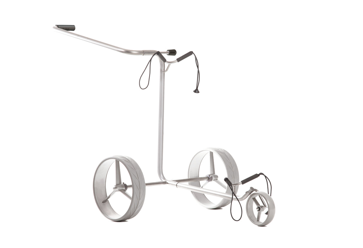 JuStar SILVER 3-Rad manuell Golftrolley Golftrolley Justar Golf