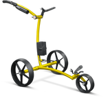 Kiffe K3 Elektro- Trolley Golftrolley Elektrisch Kiffe Golf Giallo nach RAL 1026 Ohne Halter