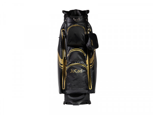 JuCad Bag Aquastop PLUS Facelift Golfbag Jucad Golf Schwarz-RV Gold