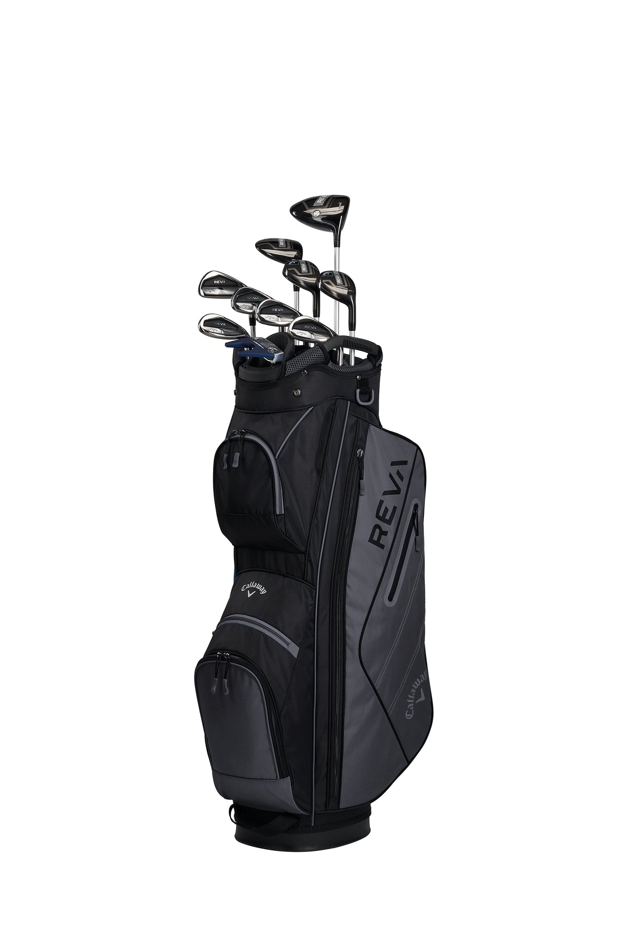 Callaway Reva Damen Golf Komplettset 11 teilig Golf Set Callaway Linkshänder Schwarz