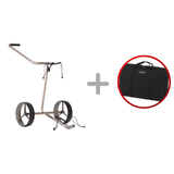 Jucad Edition S Golftrolley Zwei-Rad Golftrolley Jucad Golf