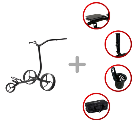 Galaxy Carbon Elektrotrolley Golftrolley Elektrisch Galaxy Golf