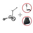"Vorführmodell" Nitro Flat Black Pearl Golftrolley Elektrisch PG-Powergolf