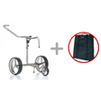 Jucad Junior DRIVE Edelstahl 1.0 Elektrotrolley Golftrolley Elektrisch Jucad Golf