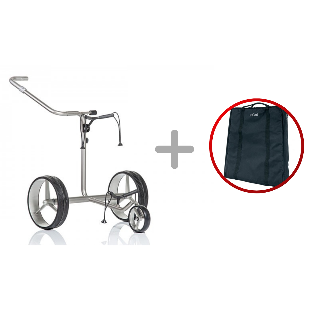 Jucad Junior DRIVE Edelstahl 1.0 Elektrotrolley Golftrolley Elektrisch Jucad Golf