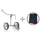 Jucad Junior DRIVE Edelstahl 1.0 Elektrotrolley Golftrolley Elektrisch Jucad Golf