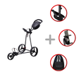 Big Max TI TWO Golftrolley - Phantom Black (Inkl. Zubehör) Big Max