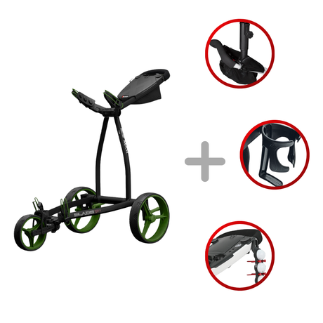 Blade IP 2.0 - Phantom Black Lime (Inkl. Zubehör) Golftrolley Big Max