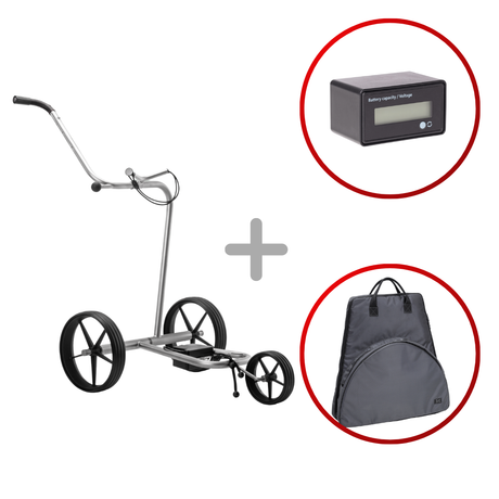 TiCad Tango Elektro- Golftrolley (Inkl. Parkbremse) - 2025 Golftrolley Elektrisch TiCad Golf