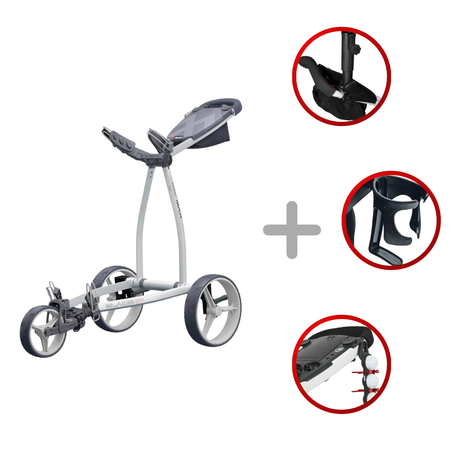 Blade IP 2.0 - Grey-Charcoal (Inkl. Zubehör) Golftrolley Big Max
