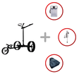 Elektro Golf Trolley Ranger Aluminium schwarz (Inkl. Zubehör) Trendgolf
